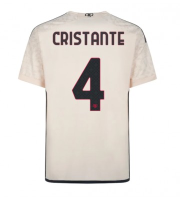 AS Roma Bryan Cristante #4 Replika Udebanetrøje 2023-24 Kortærmet